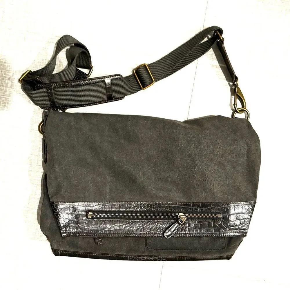 Bosca Attache Brief Case Correspondent Bag